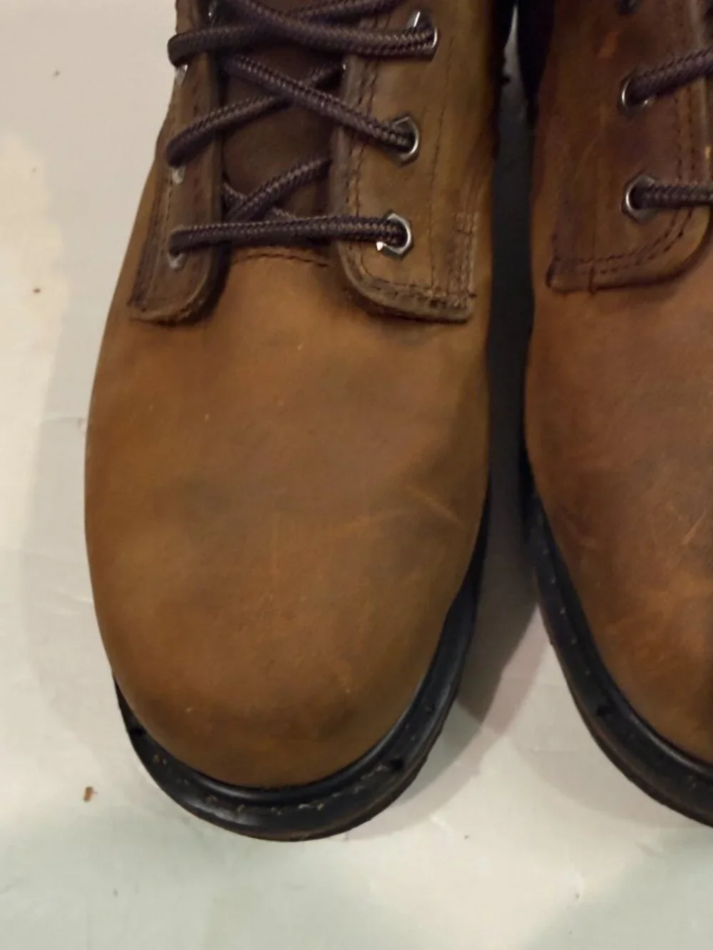 Timberland Pro Boots 33034 Men’s Size 12 Brown 24/7 Pit Boss Steel Toe Safety